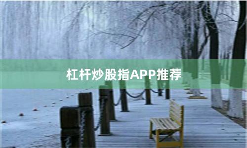 杠杆炒股指APP推荐